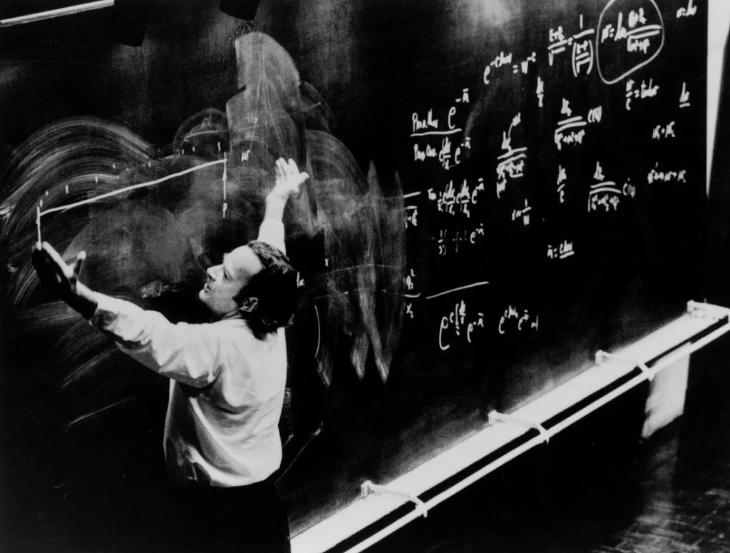 Truth-Bending Algorithms: A Brief History of Thought Engineering 10 Richard Feynman giving a lecture at CERN